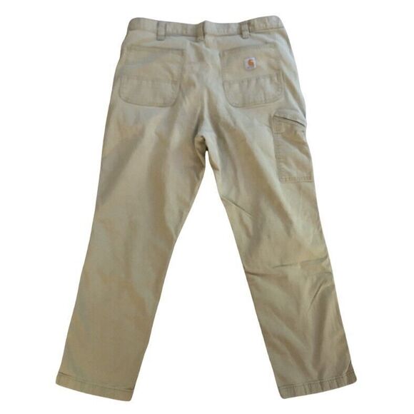 Carhartt Rugged Flex Relaxed Fit Pants Men's 38x31 Cotton Canvas Work Carpenter - Picture 7 of 14